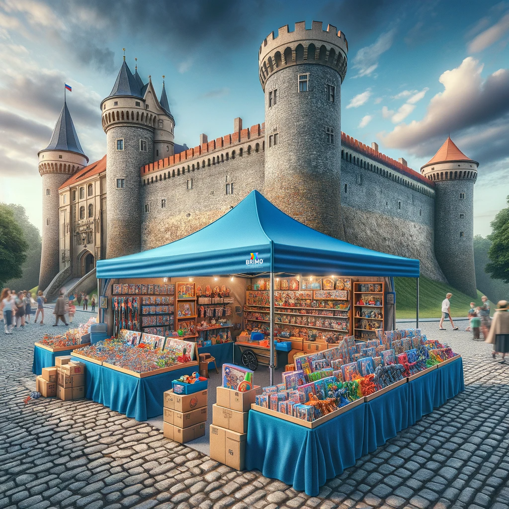Gazebo per mercati